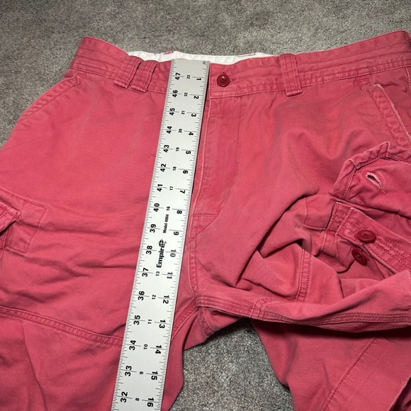 Polo Ralph Lauren Cargo Shorts Mens 36 Pink Classic Chino Multi Pocket Relaxed - Picture 11 of 12